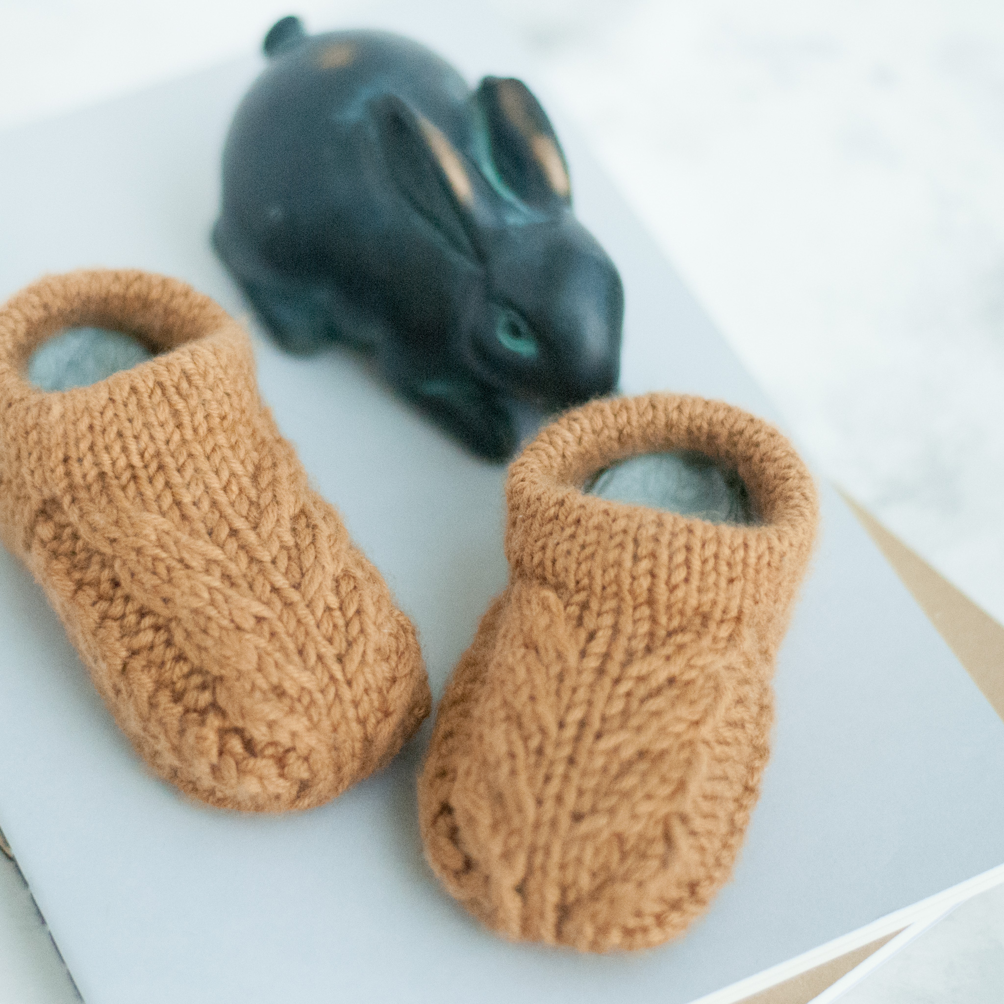 Julia Adams Knitting Patterns James Stay On Baby Shoe